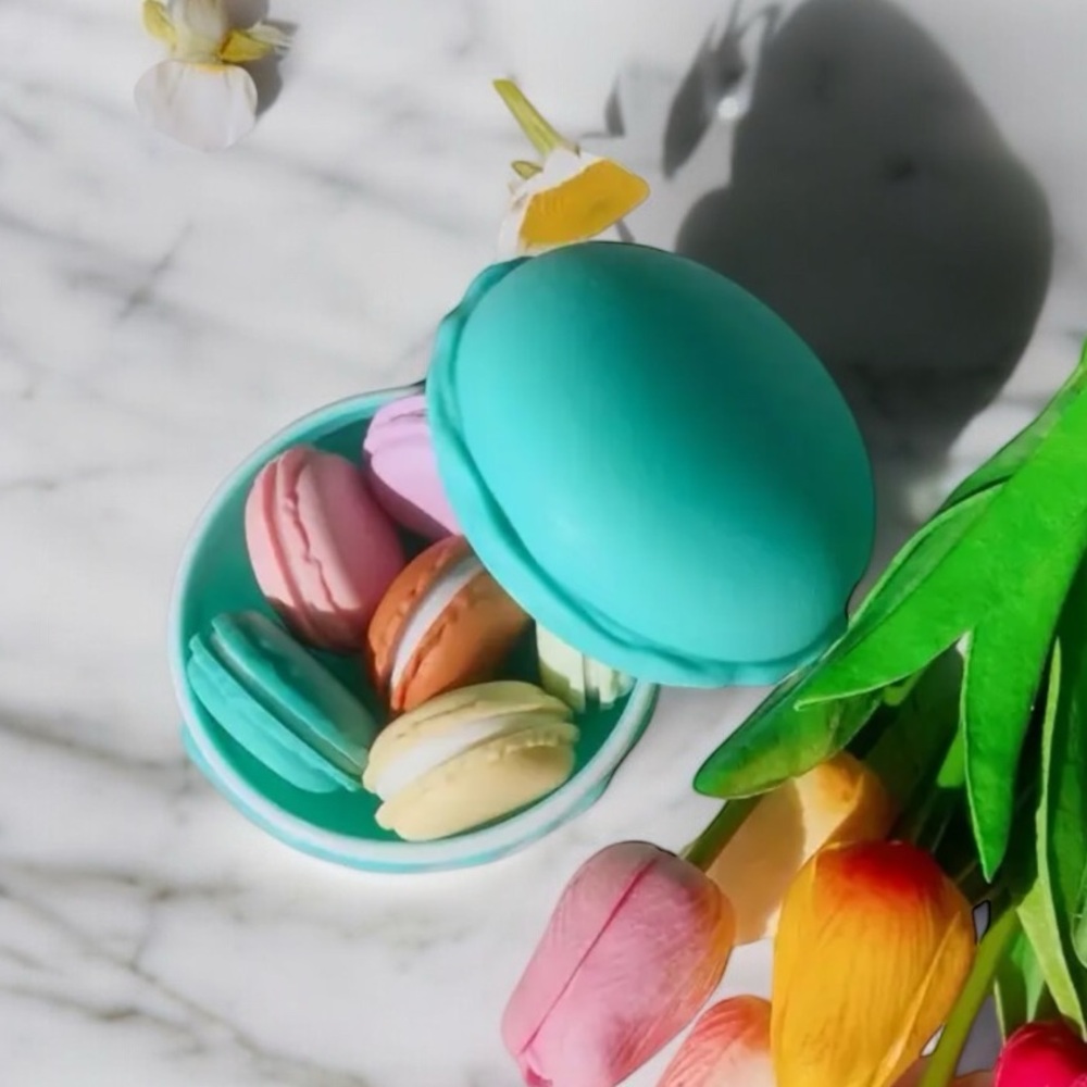 Macaron BLUE GREEN Jewelry Storage Case Box Set of 7